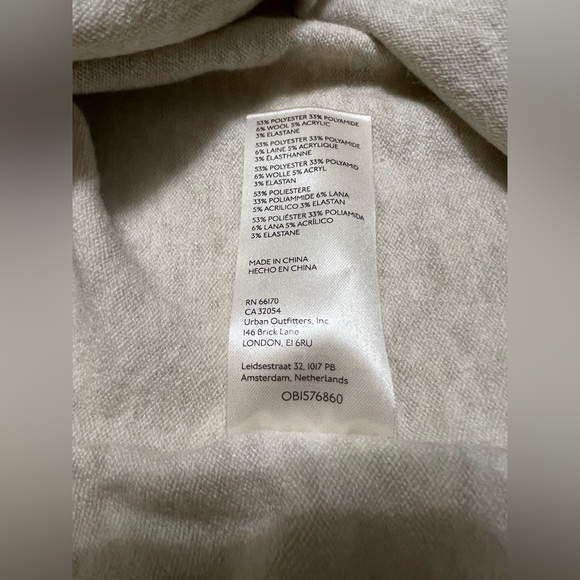 Free People Jamie Sweater Off Shoulder Oversized Oatmeal Heather Size M NWT $148 - Picture 10 of 11